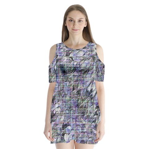 Fanciful (2) Shoulder Cutout Velvet One Piece from ArtsNow.com