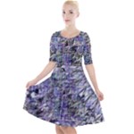 Fanciful (2) Quarter Sleeve A-Line Dress