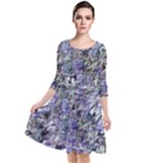 Fanciful (2) Quarter Sleeve Waist Band Dress
