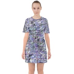 Sixties Short Sleeve Mini Dress 