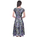 Cap Sleeve Wrap Front Dress 