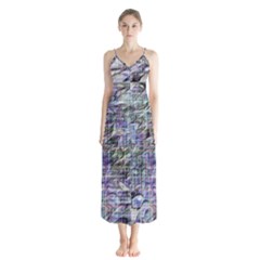Button Up Chiffon Maxi Dress 