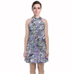 Fanciful (2) Velvet Halter Neckline Dress 