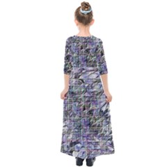 Kids  Quarter Sleeve Maxi Dress 