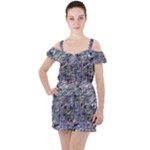 Fanciful (2) Ruffle Cut Out Chiffon Playsuit