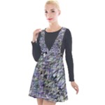 Fanciful (2) Plunge Pinafore Velour Dress