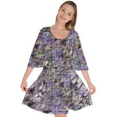 Velour Kimono Dress 