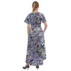 Front Wrap High Low Dress 