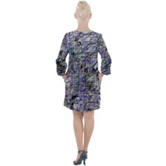 Open Neck Shift Dress 