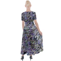 Button Up Short Sleeve Maxi Dress 