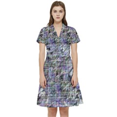 Short Sleeve Waist Detail Dress 