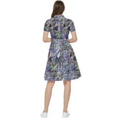 Short Sleeve Waist Detail Dress 