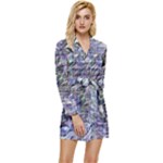 Fanciful (2) Long Sleeve Satin Robe