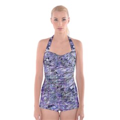 Fanciful (2) Boyleg Halter Swimsuit  from ArtsNow.com