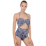 Fanciful (2) Scallop Top Cut Out Swimsuit