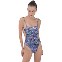 Tie Strap One Piece Swimsuit 