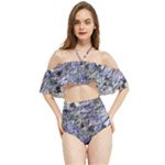 Fanciful (2) Halter Flowy Bikini Set 