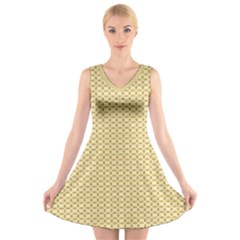 V-Neck Sleeveless Dress 