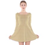 Kevin Style (2) Long Sleeve Velvet Skater Dress