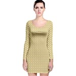 Kevin Style (2) Long Sleeve Velvet Bodycon Dress