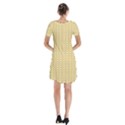 Short Sleeve V-neck Flare Dress 