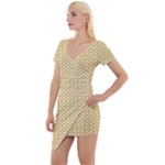 Kevin Style (2) Short Sleeve Asymmetric Mini Dress