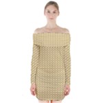 Kevin Style (2) Long Sleeve Off Shoulder Dress