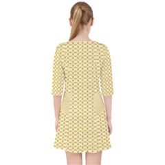 Quarter Sleeve Pocket Dress 
