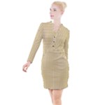 Kevin Style (2) Button Long Sleeve Dress