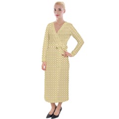 Velvet Maxi Wrap Dress 
