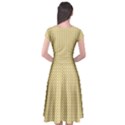 Cap Sleeve Wrap Front Dress 