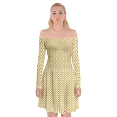 Off Shoulder Skater Dress 
