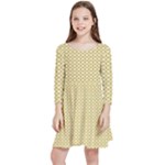 Kevin Style (2) Kids  Quarter Sleeve Skater Dress