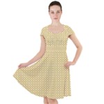 Kevin Style (2) Cap Sleeve Midi Dress