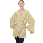 Kevin Style (2) Long Sleeve Velvet Kimono 