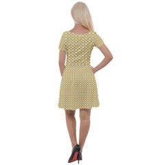 Cap Sleeve Velour Dress  