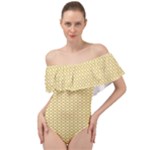 Kevin Style (2) Off Shoulder Velour Bodysuit 