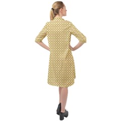 Long Sleeve Mini Shirt Dress 