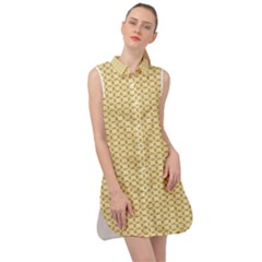 Sleeveless Shirt Dress 