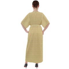 V-Neck Boho Style Maxi Dress 