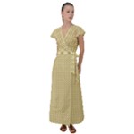 Kevin Style (2) Flutter Sleeve Maxi Dress