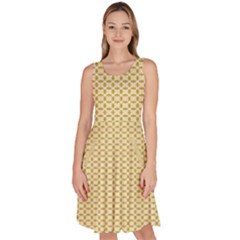 Knee Length Skater Dress With Pockets 