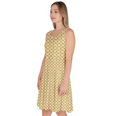 Knee Length Skater Dress With Pockets 