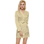 Kevin Style (2) Long Sleeve Satin Robe