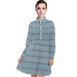  Long Sleeve Chiffon Shirt Dress