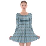  Long Sleeve Skater Dress