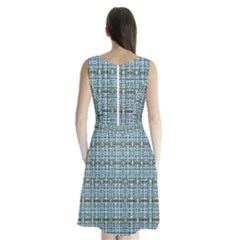 Sleeveless Waist Tie Chiffon Dress 