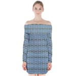  Long Sleeve Off Shoulder Dress