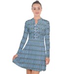  Long Sleeve Panel Dress