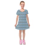  Kids  Short Sleeve Velvet Dress